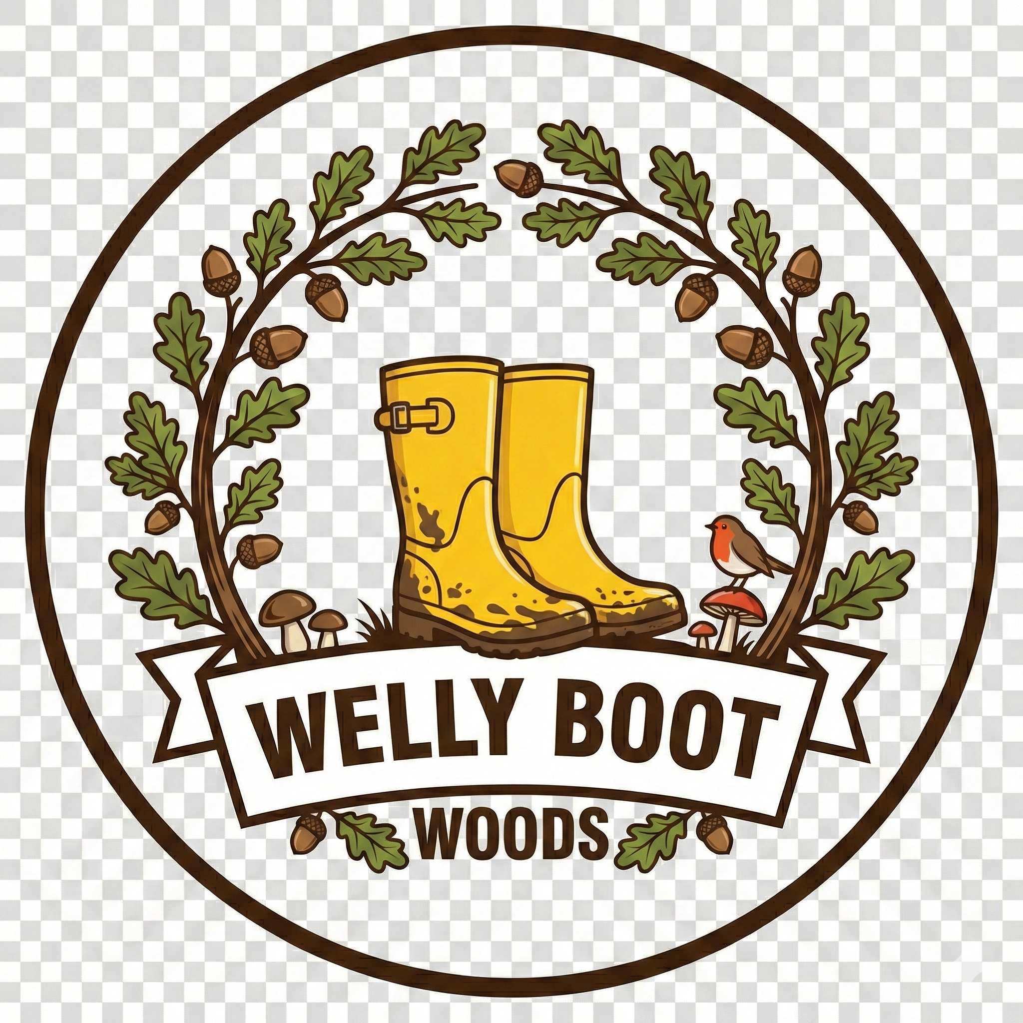 Welly Boot Woods Logo